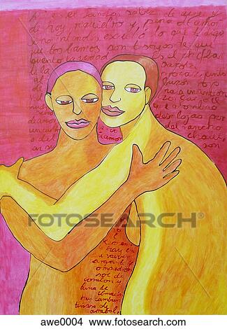 Stock Illustration - two sisters. Fotosearch