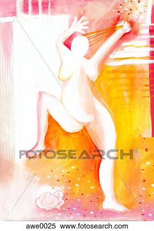 Stock Illustration - woman dancing. Fotosearch