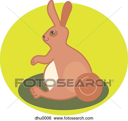 bunny rabbit View Large Illustration Stock Illustration - bunny rabbit. Fotosearch