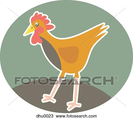 chicken View Large Illustration Drawing - chicken. Fotosearch