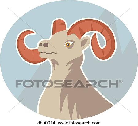 goat View Large Illustration Stock Illustration - goat. Fotosearch