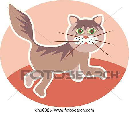 kitty cat View Large Illustration Stock Illustration - kitty cat. Fotosearch