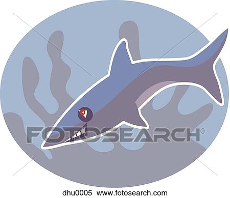 shark View Large Illustration Stock Illustration - shark. Fotosearch
