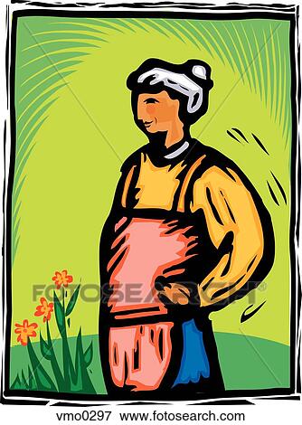 gardening View Large Illustration Stock Illustration - gardening. Fotosearch