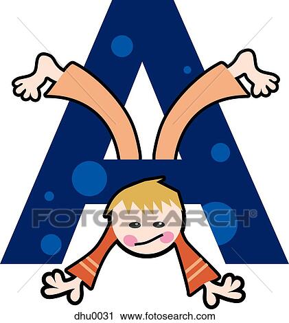 Clip Art - The Letter 'A'. Fotosearch