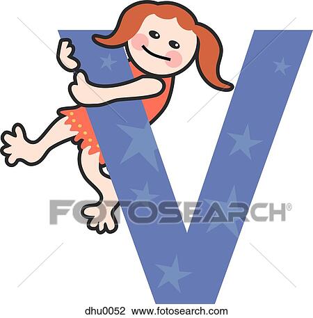 The Letter 'V' View Large Illustration Drawing - The Letter 'V'. Fotosearch