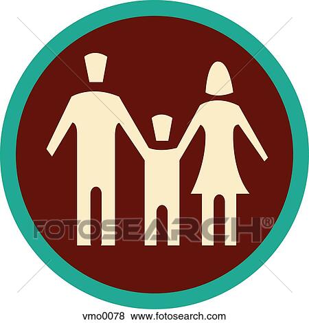 Stock Illustration - family holding hands. Fotosearch
