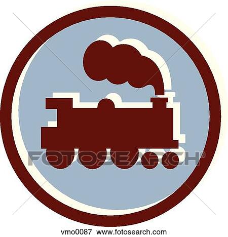Stock Illustration - steam train. Fotosearch