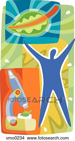 Stock Illustration - Studying Nature. Fotosearch