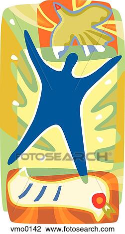 Success View Large Illustration Drawing - Success. Fotosearch