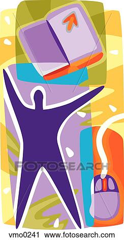 Clip Art - writing on line. Fotosearch