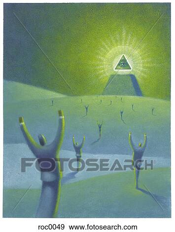 Stock Illustration - pyramid structure. Fotosearch