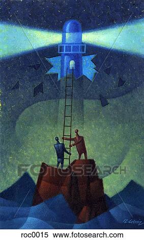 lighthouse View Large Illustration Stock Illustration - lighthouse. Fotosearch