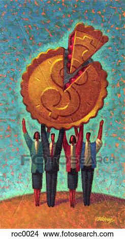 Stock Illustration - my piece of the pie. Fotosearch