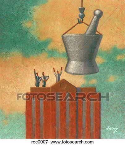 Stock Illustration - Rx for business. Fotosearch