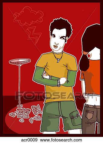 Stock Illustration - anger. Fotosearch