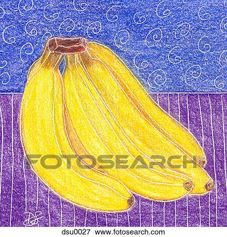 Stock Illustration - bunch of bananas. Fotosearch