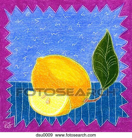 Stock Illustration - fresh lemon. Fotosearch