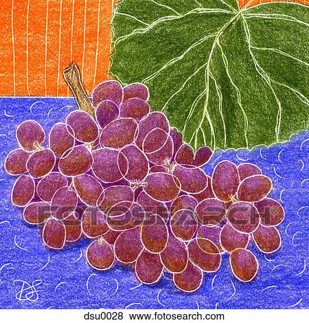 Stock Illustration - grapes. Fotosearch