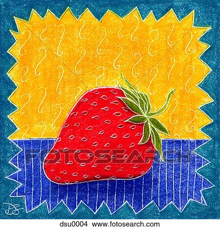 Stock Illustration - strawberry. Fotosearch
