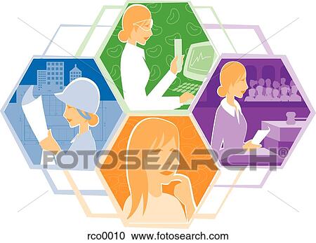 career choices View Large Illustration Clipart - career choices. Fotosearch