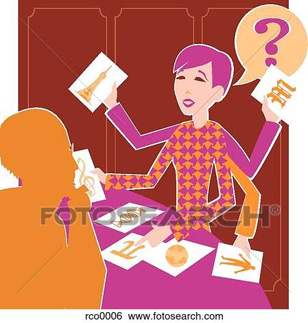 Stock Illustration - career counsellor. Fotosearch