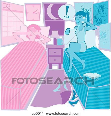 dorm roommates View Large Illustration Clip Art - dorm roommates. Fotosearch
