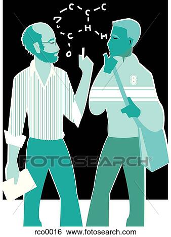 getting help from the professor View Large Illustration Stock Illustration - getting help from the professor. Fotosearch