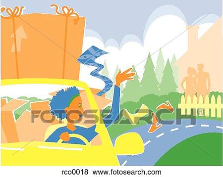 Stock Illustration - leaving for college. Fotosearch