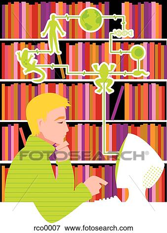 researching online View Large Illustration Stock Illustration - researching online. Fotosearch