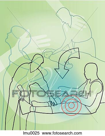 Stock Illustration - physiotherapy. Fotosearch