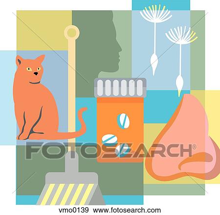 allergies View Large Illustration Stock Illustration - allergies. Fotosearch