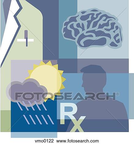 mental health issues View Large Illustration Drawing - mental health issues. Fotosearch