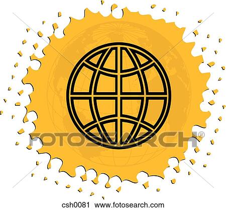 Clip Art - globe. Fotosearch