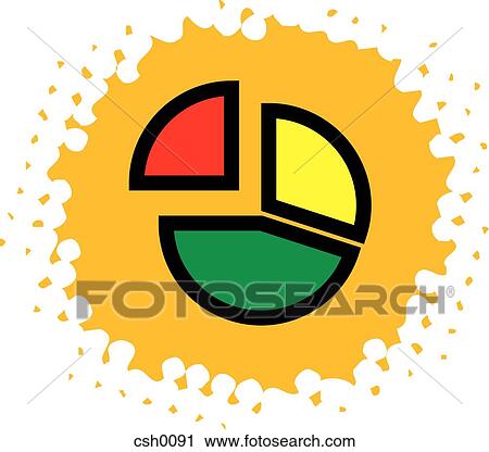 Clip Art - pie chart. Fotosearch