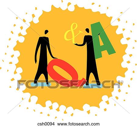 Q&A View Large Illustration Stock Illustration - Q&A. Fotosearch