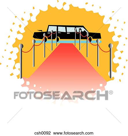 red carpet View Large Illustration Drawing - red carpet. Fotosearch