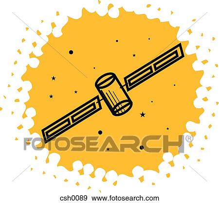 satellite View Large Illustration Stock Illustration - satellite. Fotosearch