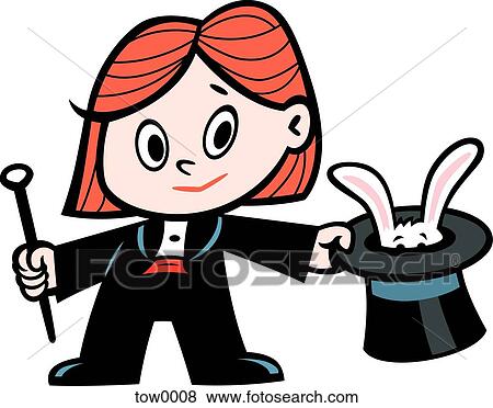 Stock Illustration - little magician. Fotosearch