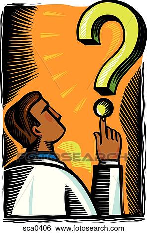 Doctor balancing a question mark View Large Illustration Stock Illustration - Doctor balancing a question mark. Fotosearch