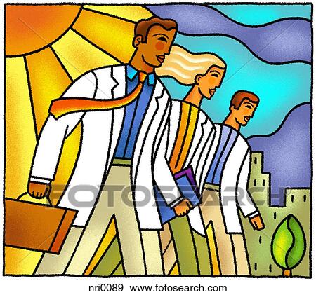 Medical professionals View Large Illustration Stock Illustration - Medical professionals. Fotosearch
