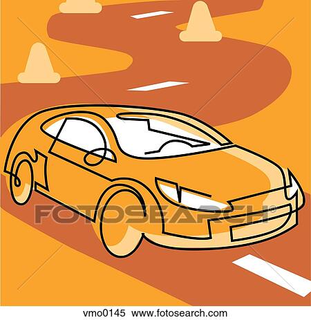 Sportscar View Large Illustration Stock Illustration - Sportscar. Fotosearch
