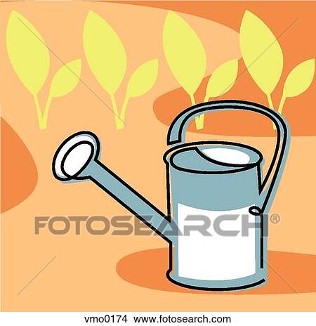 Watering Can View Large Illustration Stock Illustration - Watering Can. Fotosearch