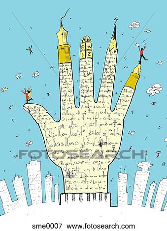Stock Illustration - writer's tools. Fotosearch