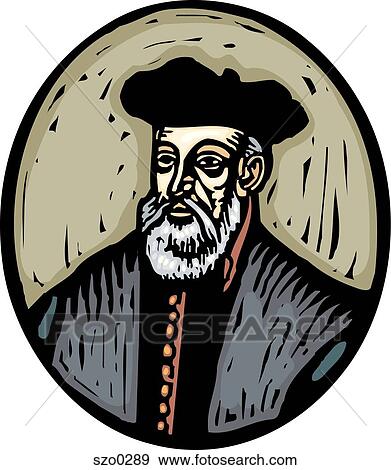 Nostradamus View Large Illustration Stock Illustration - Nostradamus. Fotosearch