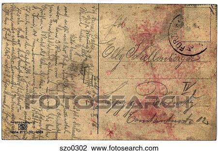 Drawing - detailed PostCard. Fotosearch