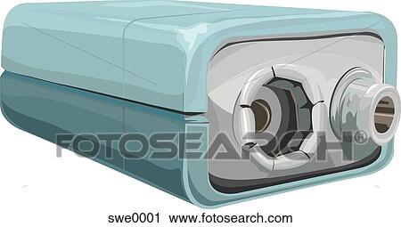 Clip Art - battery. Fotosearch