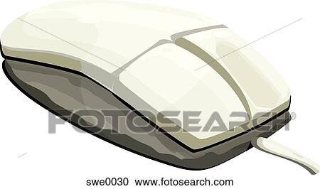 computer mouse View Large Illustration Clipart - computer mouse. Fotosearch