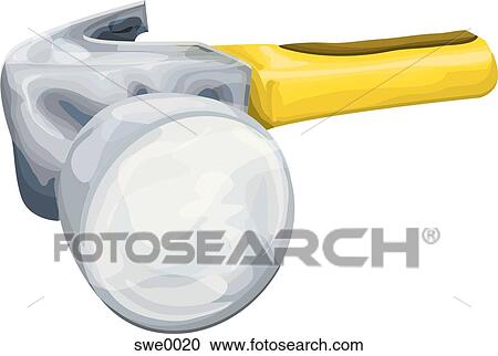 hammer View Large Illustration Clipart - hammer. Fotosearch