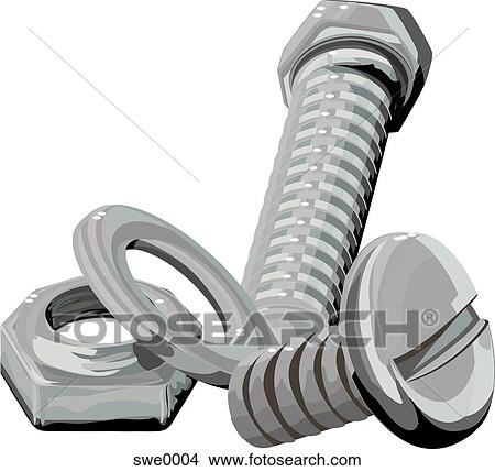 nuts and bolts View Large Illustration Stock Illustration - nuts and bolts. Fotosearch